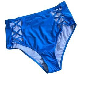 Women's Plus Size  Blue Bathing Suit Bottom Size 3X  NWOT